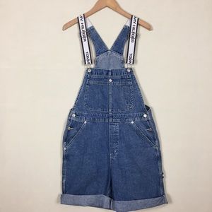tommy hilfiger overall shorts